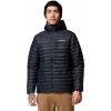 Pánska outdoorová bunda Columbia, POWDER PASS HOODED JACKET Čierna,Biela XXL