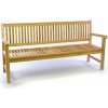 Divero 35521 Záhradná lavica masív 3-miestna 180 cm
