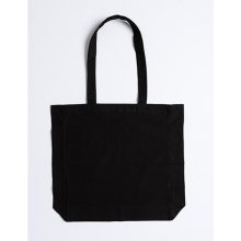Printwear Bavlnená taška s bočným preložením XT95 Black