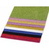Penová guma Moosgummi s glitrami 20x30 cm - mix farieb (10 ks)