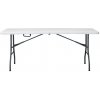 Autronic KEMPINGOVÝ STÔL - skladací, biely, plast + kov