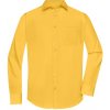 James & Nicholson Pánska košeľa s dlhým rukávom JN678 - Žltá | XXXXL