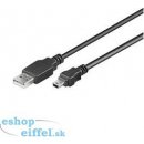 PremiumCord ku2m3a USB 2.0, A-B mini, 5pinů, 3m