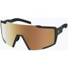 Slnečné okuliare SCOTT Shield Compact LS black/amp ls gold chrome