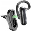 Bluetooth headset Cellularline CAR FLAT vrátane nabíjacej základne do auta, čierny