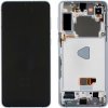 Samsung Galaxy S21 Plus 5G (SM-G996B) LCD displej + dotyková plocha + rám bez kamery strieborná - originál GH82-27268C, GH82-27267C, GH82-27272C