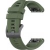 BStrap Silicone Carson remienok na Garmin Fenix 5 / 6 / 6 Pro / 7 / 8 / E 47mm, army green