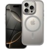 Kryt Color Edge Mag Cover Case s MagSafe iPhone 16 Pro Titatnium Grey