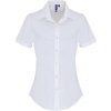 Premier Košile PR 346, popelínová, krátký rukáv, dámská - AKCE! COT39034600104-white XL Bílá