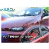 Deflektory - protiprievanové plexi Fiat Brava 5D 1995 - 2001