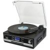 Technaxx TX-22+ USB gramofón + konvertor gramofónových dosiek a audio kaziet do MP3/USB/SD/Bluetooth/RCA/čierna (TX0431)