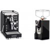 La Pavoni Mini Cellini, black + Eureka Mignon Perfetto, CR black
