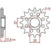 řetězové kolečko pro sekundární řetězy typu 520, JT - Anglie (15 zubů) M290-3048-15