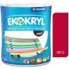 Chemolak Ekokryl Mat V2045 0812 jasná červená - vrchná akrylátová farba na drevo a kov 0,6l