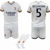 JAKS Detský futbalový dres s podkolienkami Bellingham Real Madrid biely