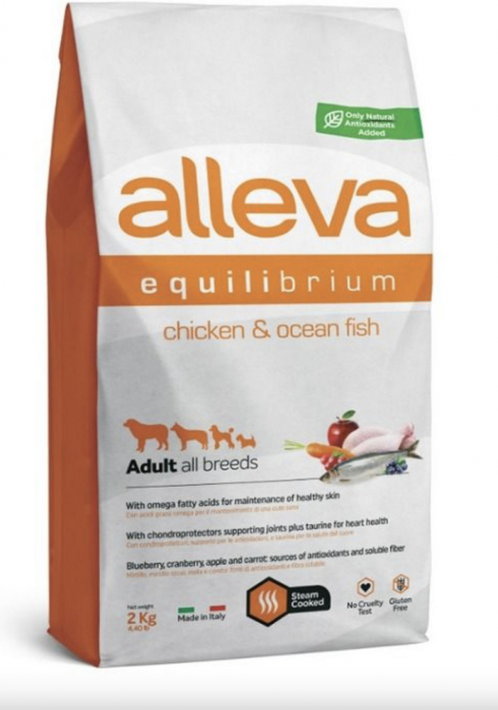 Alleva Equilibrium Sensitive Adult Chicken and Ocean Fish 2 kg