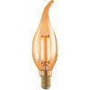 Eglo LED žiarovka E14 CF35, 4 W, 300 lm, 1700 K, jantárová