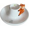 Pohár na vajíčko s tanierikom Líška keramický roztomilý