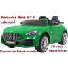 JOKO Elektrické autíčko Mercedes-Benz GT R 4x4, LAKOVANÉ, Dvojmiestne, Penové kolesá, kožené sedadlo, FM rádio, zelené