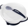 Miska s prísavkou white/navy