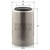 MANN Vzduchovy filter C 30 850/2 OL.GOLF VI,IBIZA 2.0TDI 08-