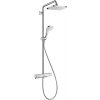 Hansgrohe Croma sprchová súprava nástenná s termostatom s dažďovou sprchou chrómová 27660000