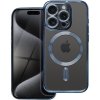 Kryt Electro Mag Cover Case Compatible With Magsafe iPhone 15 Pro Blue Titanium