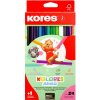 Pastelky KORES JUMBO KOLORES 24 farieb (93524)