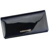 Gregorio SH-106 modrá dámska kožená peňaženka 19 x 10 x 3,5 cm