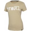 PitBull West Coast dámske tričko GRAFITTI sand Farba: hnedá, piesková, Veľkosti dámske: M