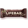 Lifefood LIFEBAR INCHOCO BIO RAW s kakaovými bôbmi a vanilkou 40g