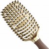 Olivia Garden Expert Care Flex kefy na rozčesávanie CARE FLEX Gold&Brown mix diviačích a nylonových štetín zakončené guličkou zlato-hnedá