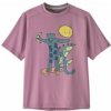 Patagonia Capilene® Silkweight T-Shirt Kid Ružová XS