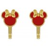 Detské náušnice Disney Minie Mouse strieborné pozlátené ES00092YNRL.CS