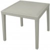 MEGA PLAST Stôl RATAN LUX cappuccino 73 x 75,5 x 75,5 cm