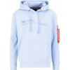 Alpha Industries pánska mikina AI Reflective Hoody light blue Farba: modrá, Veľkosť: 3XL