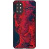 Picasee silikónový čierny obal pre OnePlus 8T - Organic red