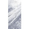 Záclona ROZALI s výšivkou kvetov - 300 cm