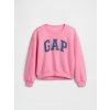 GAP dětská oversize mikina růžová