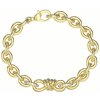 Guess Výrazný pozlátený náramok Modern Love JUBB04006JWYG 19 cm