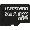 Karta TRANSCEND MicroSDHC Class 10 8GB, bez adaptéra TS8GUSDC10