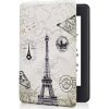 Armori Trimer T120, púzdro pre Amazon Kindle Paperwhite 1/2/3 - magnetické zatváranie, AutoSleep, motív Paris (Obal na čítačku Amazon Kindle Paperwhite 1/2/3 - ARMORI TRIMER T120, motív Paris, magnet
