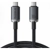 Baseus P10318204111-00 Crystal Shine USB-C (M) - USB-C (M) (100W), 1,5m, černý