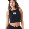 New-Era Tričká a polokošele Mlb le crop tank neyyan Čierna