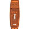 EMTEC C410 Color Mix 2.0 128GB oranžová / Flash Disk / 128GB / USB 2.0 (ECMMD128G2C410)