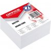 Ofpro Poznámkový bloček kocka Office products nelepená biela, 85 x 85 x 40 mm