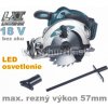 MAKITA DSS610Z + pílový kotúč, paralelný doraz, adaptér na odsávanie - kvalitná kotúčová píla s prierezom až 57mm - Aku píla kotúčová DSS610Z (18V, bez akumulátorov, nabíjačky a prepravného kufra)