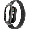 Magnetický kovový remienok pre Xiaomi Band 8 - Čierny