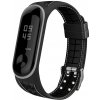 Xiaomi Mi Band 3/4 náhradný náramok - Textúrovaný Farba: Šedá, Variant: Lines MBSCZ-TXT020