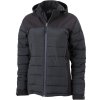 James & Nicholson Bunda JN 1049, outdoorová, hybridní, dámská COT02104900204-black XL Černá